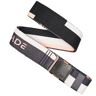 Image of Arcade Sierra A2 Stretch Belt Black/Blush, One Size