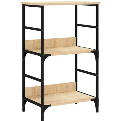 Image of vidaXL Bookshelf Sonoma Oak 50x33x82 cm Engineered Wood