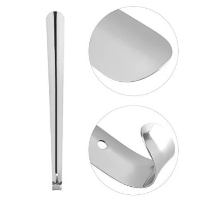 Image of Raguso Metal Shoe Horn Long Handle,Portable ShoeHorn,Long Shoehorn Lazy Helper, for Women, Men, Kids, Seniors, Elderly, Disabled