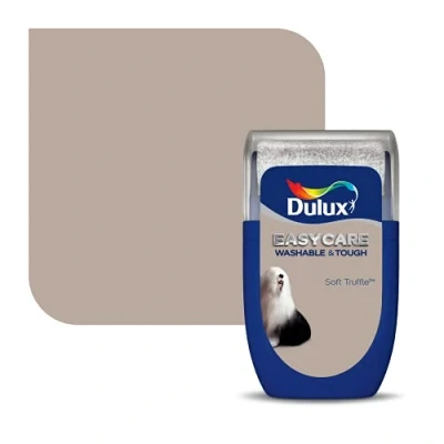 Image of Dulux Easycare Washable &amp; Tough Tester Paint, Soft Truffle, 30 ml