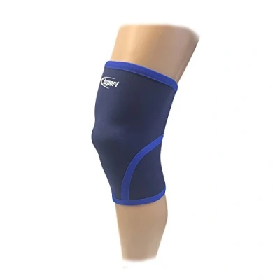 Image of iSport PROFESSIONAL THICK 2MM NEOPRENE FULL KNEE LEG COMPRESSION WARMING COMFORT SUPPORT GUARD X LARGE (44.0CM 50.0CM)