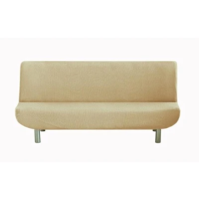 Image of Eysa Ulises elastic clic clac sofa cover 3 seats colour 01 beige, Polyester Cotton, 37 x 5 29 cm