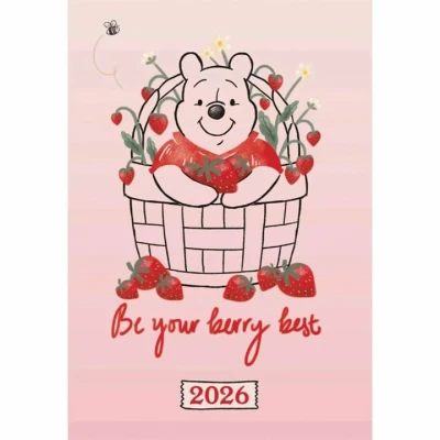 Image of 2026 DIARY DISNEY WINNIE THE POOH SKETCHBOOK WEEK TO VIEW HARDBACK A5 OFFICIAL PRODUCT
