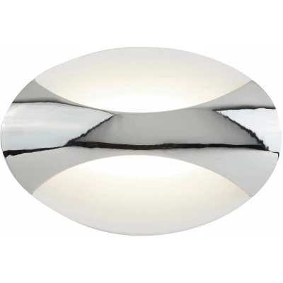 Image of Integrated LED 1 Light Wall Chrome, Sand White