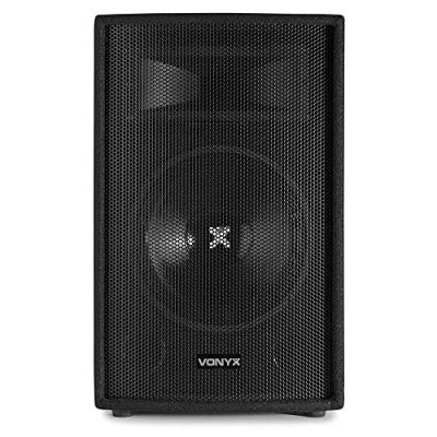 Image of VONYX 10 Inch 500W 2 Way Bass Reflex Passive Bedroom DJ PA System Party Speaker