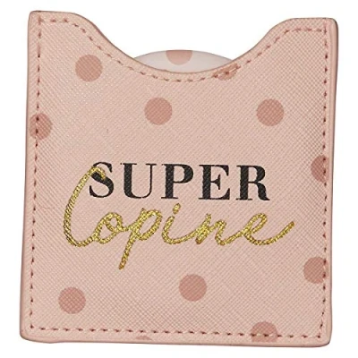 Image of Draeger Super Girlfriend Mirror Round Pocket to Take Anywhere, Any Occasion Dimensions 8.5 cm x 8