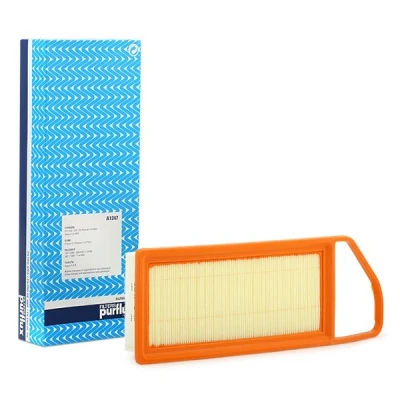 Image of SU00100653, SU00100901 Air Filter PURFLUX A1247 63mm 140mm 385mm Insert FORD: FIESTA 6, 5, Fusion Estate, PEUGEOT: 207 Hatchback