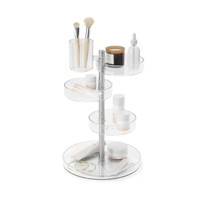 Image of Umbra Cosmetic Org, Transparent/Nickel, Regular