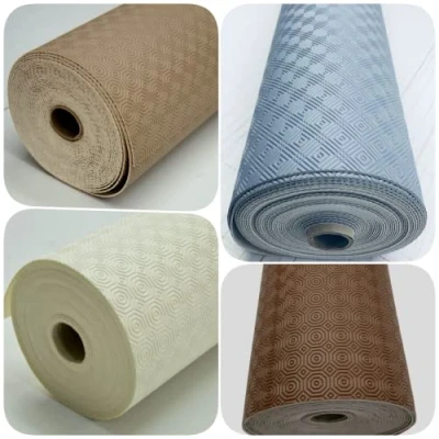 Image of table Protector Heat Resistant Waterproof Tablecloth protectors for Dining Room Protective covering (Brown, 140x80 cm)