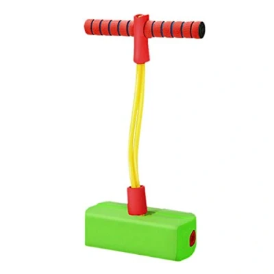 Image of &quot;Foam Pogo Jumper Stick for Kids Bungee Toys 3 12 Boys Girls Indoor Outdoors Green &quot;