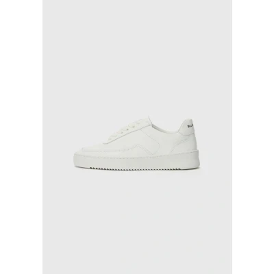 Image of Filling Pieces Mondo Ripple Unisex Trainers, Size: 7.5, White Leather