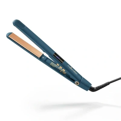Image of mdlondon Strait Ceramic Hair Straighteners (Casal Blue), Professional for Short or Long Hair, Flat Iron Women &amp; Men Genuine Straightners