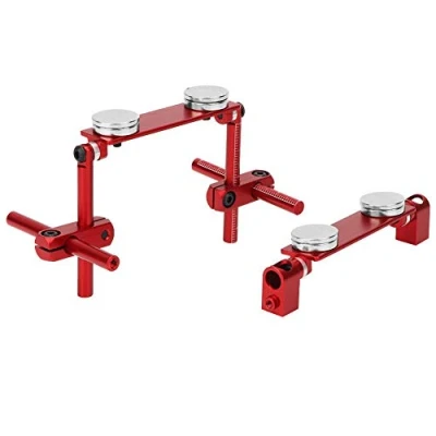 Image of Aluminum Alloy Magnetic Body Shell Mount Kit fit for HSP 1/10 RC Racing Car Model(Red)