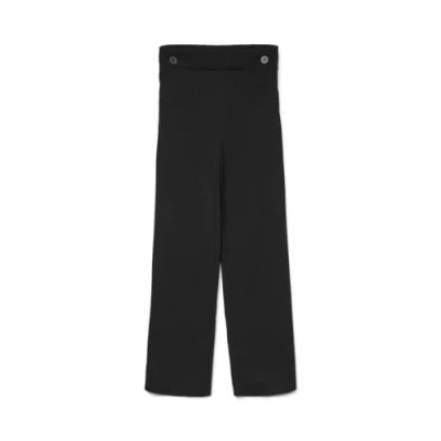 Image of Vero Moda Vmlivanaya WIDE PANT Trousers, Women&#039;s, Size: 8x32, Black