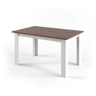 Image of Vicco Dining table Karlos, Walnut/White, 140 x 90 cm