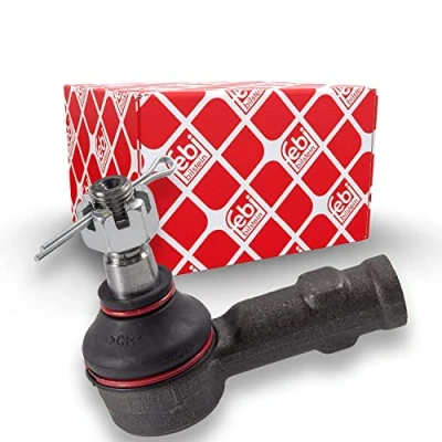 Image of MB527650, MB864164 Track rod end FEBI BILSTEIN 15300 BMTS Turbo NEW Front Axle Left, outer, Right with crown nut MITSUBISHI: 3000GT Coupe