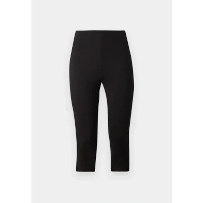 Image of VILA Vicamille SLIM Capri Pants Leggings Trousers, Women&#039;s, Size: Large, Black beauty