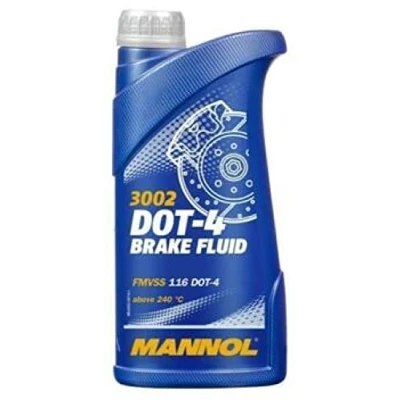 Image of Mannol DOT4 Brake Fluid Fully Synthetic, 0.5 Litre
