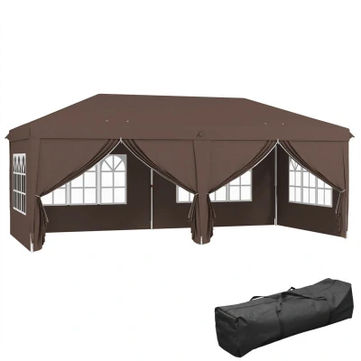 Image of Outsunny 3 X 6m Garden Heavy Duty Gazebo Marquee Party Tent Canopy84C 425V01CF