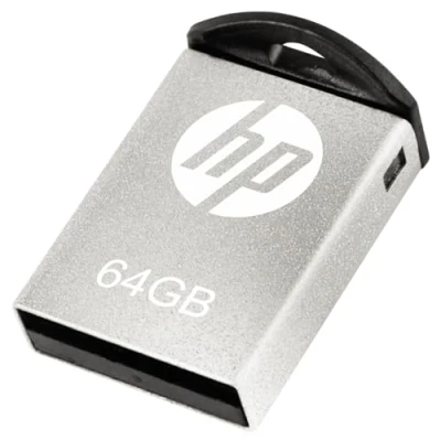 Image of HP USB Memory GB 2.0 Super Mini Metal, Shockproof, Splashproof Dustproof Flash Drives v222 W hpfd222 64