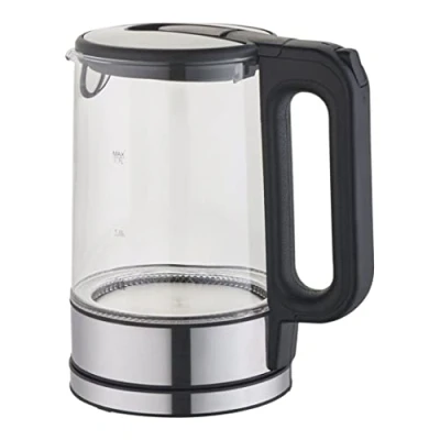 Image of Stalwart DA HHB8707 360 Rotation Automatic Cordless Electric Glass Jug Kettle 1.7 Litre