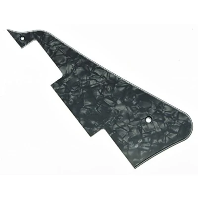 Image of KAISH LP Standard Pickguard Guitar Pick Guard Scratch Plate for Les Paul Guitars Made in USA Black Pearl