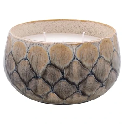 Image of Lesser &amp; Pavey Reactive Glaze Candle Grey for Gifts Ideal Candles Women Men Large Scented Relaxing Mood Lovely Design Home