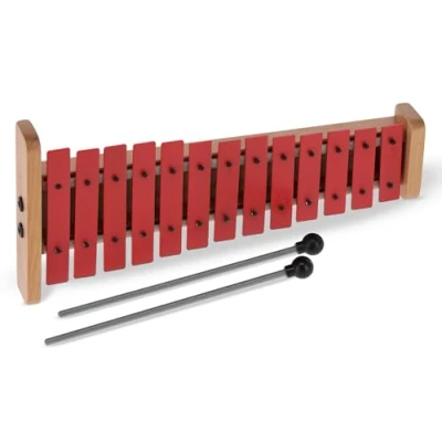 Image of GEWA BSX GH13 GH13R Glockenspiele (13 Platten, Tonumfang c&#039;&#039; a&#039;&#039;&#039;) mit Tasche und Schlägelhalter rot