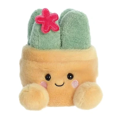 Image of Aurora Adorable Palm Pals Seyla Succulent Stuffed Animal Pocket Sized Play Collectable Fun Brown 5 Inches