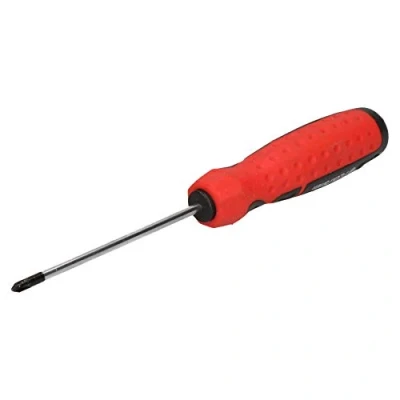 Image of PZ0 x 75mm Pozi Electrical Screwdriver with Magnetic Tip and Rubber Handle