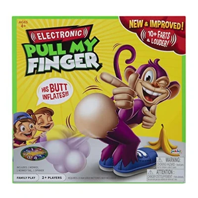 Image of Pull My Finger 152714 Electronic Game, Purple, 590G