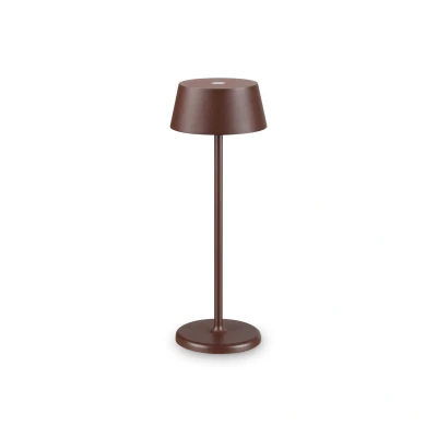 Image of Pure Integrated LED Table Lamp Coffee Brown 230Lm 3000K IP54