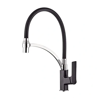 Image of Ibergrif Praga Kitchen Tap with Hand Shower, Sink Flexible Spout