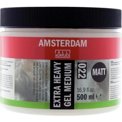 Image of Amsterdam Extra heavy gel medium matt 022 jar 500 ml (24183022)
