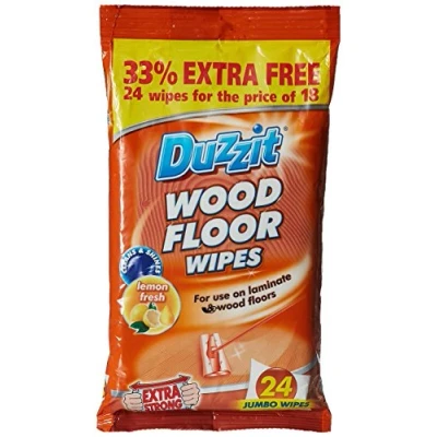 Image of Wood Floor Wipes 4 By Duzzit