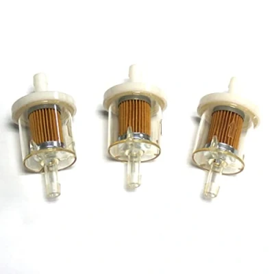 Image of HURI 3pcs Fuel Filter For Briggs &amp; Stratton 691035 493629 695666 John Deere AM1008356 Mower Lawn Tractor Engines