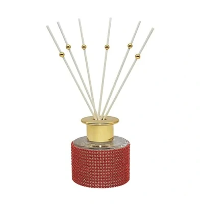 Image of lesser and pavey LP52870 Red Diamante Cinnamon Diffuser For Adults Multicolor Accessory