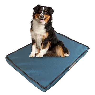 Image of Ellie Bo XXL Memory Foam Dog Bed for 48 inch Cage/Crate Green Waterproof