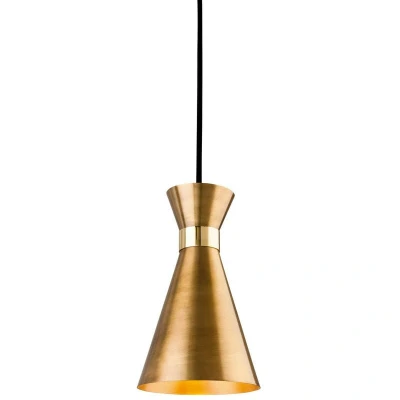 Image of Ohio 1 Light Ceiling Pendant Antique Gold, Brass, E27