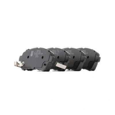 Image of 5581052R20, 5581052R21, 5581052R50, 5581052R51, 5581071L51 Brake pad set BLUE PRINT ADK84243 Front Axle with acoustic wear warning SUZUKI: SWIFT 5