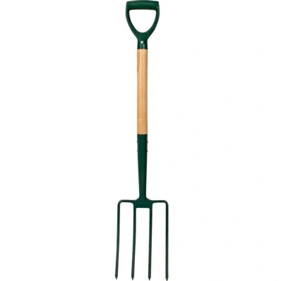 Image of Rutland Digging Fork Carbon Steel, Wooden Shaft