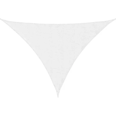 Image of vidaXL Sunshade Sail Oxford Fabric Triangular 5x7x7 m White