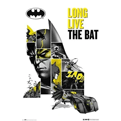 Image of Grupo Erik Batman Poster, Multi Colour, 61 x 91.5cm