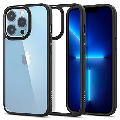 Image of Spigen Ultra Hybrid TPU Back Cover Black Apple iPhone 13 Pro
