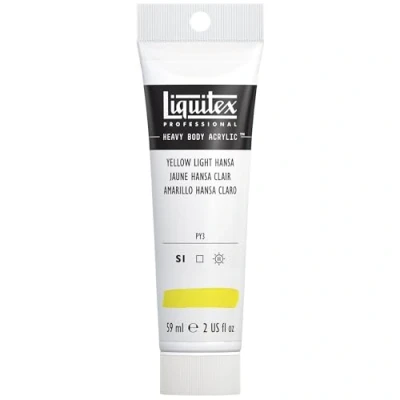 Image of Liquitex Professional Heavy Body Acrylic Paint 59 ml tube, Yellow Light Hansa