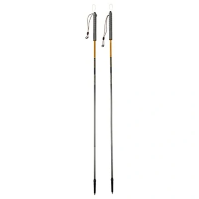 Image of Treklite Foldable Compact Walking Poles (Pair), Anodised Yellow/Anodised Grey
