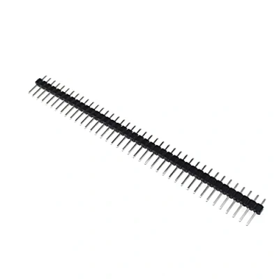 Image of 10PCS Right Angle Single Double Row 40 pin 2mm 2.54mm Male Header for Breadboard (single 2.54)