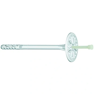 Image of LTX Universal Insulation Fixing Plug 10 x 140 mm Hammered with Nylon Short Expansion Zone Nail Plastic Strike Dowels Pack of 200