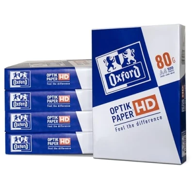 Image of OXFORD A4 Printer Paper, Premium Optik 5 Ream / 2500 sheets, EU Eco Label