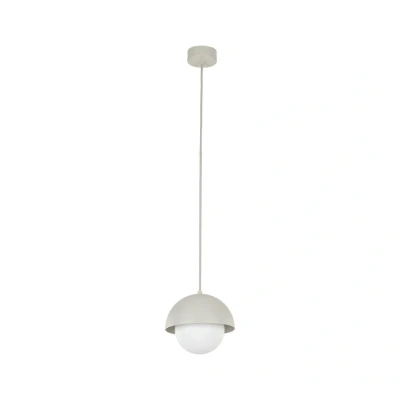 Image of Bono Slim Pendant Ceiling Light White 1xG9